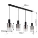 GLOBO CANDELABRU FLORENTINA 15907-4H