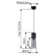 GLOBO PENDANT LAMP ANNIKA 21000HM
