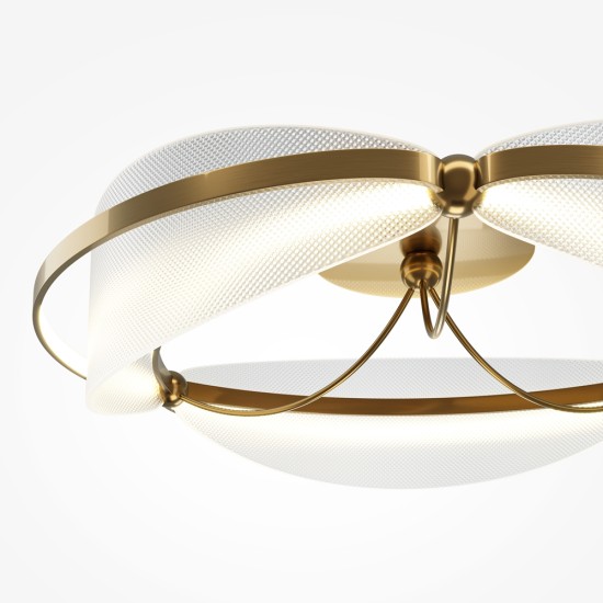 MAYTONI LED CEILING LAMP BREEZE 45W 3000K 2700Lm BRASS 78369
