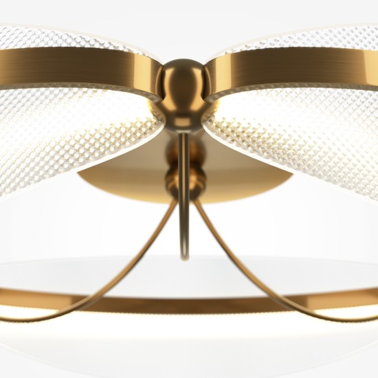 MAYTONI LED CEILING LAMP BREEZE 45W 3000K 2700Lm BRASS 78369