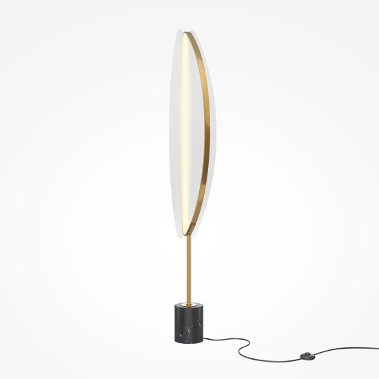 MAYTONI LED FLOOR LAMP BREEZE 33W 3000K 1980Lm BRASS 78370