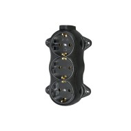 ATRA RETRO BLACK TRIPLE SOCKET 