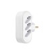 ATRA ADAPTER 6(2P) WHITE 7163