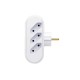 ATRA ADAPTER 6(2P) WHITE 7163