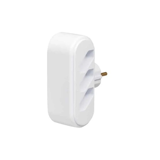 ATRA ADAPTER 6(2P) WHITE 7163
