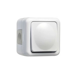 ATRA AQUA WHITE TWO WAY SWITCH IP44 1136