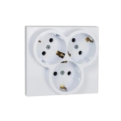 ATRA CLASSIC WHITE TRIPLE SOCKET 5307