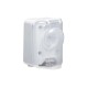 ATRA AQUA WHITE DOUBLE SOCKET IP44 1147