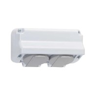 АТРА АКВА ДВОЕН КОНТАКТ IP 44 БЯЛ 1138