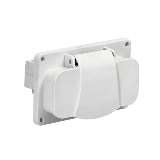 ATRA THREE-PHASE CONTACT IP44 WHITE 7143