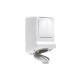 ATRA AQUA ALB DUBLA INTRERUPATOR CU PRIZA IP44 1145