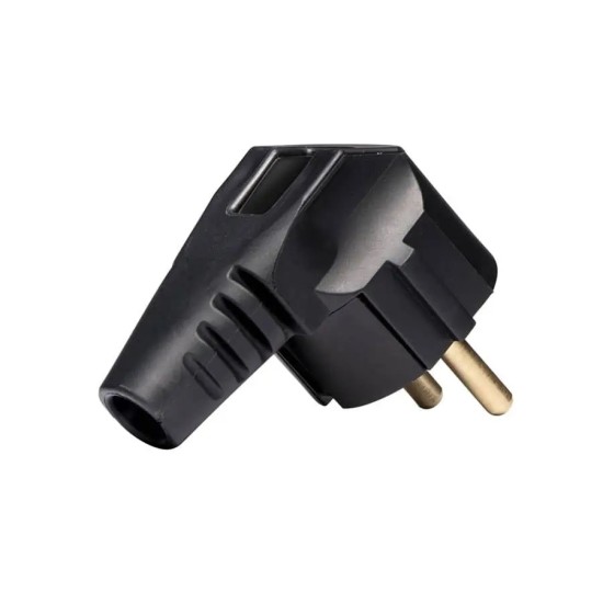 ATRA PLUG ANGLE BLACK RUBBER 1326