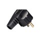 ATRA PLUG ANGLE BLACK RUBBER 1326
