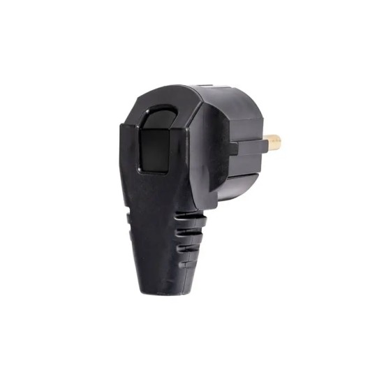 ATRA PLUG ANGLE BLACK RUBBER 1326