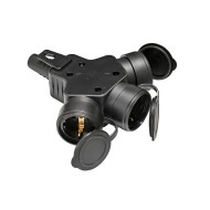 ATRA TRIPLE COUPLING /PLUG/ BLACK RUBBER 7125