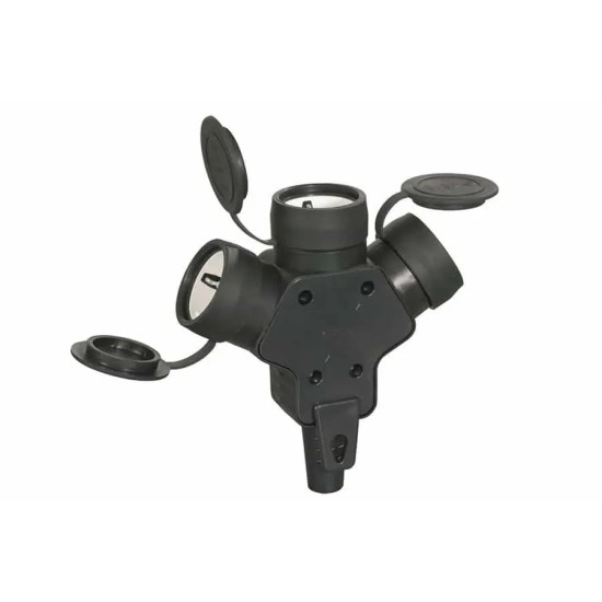 ATRA TRIPLE COUPLING /PLUG/ BLACK RUBBER 7125
