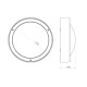 ATRA ORION LED OUTDOOR CEILING LIGHT 3137
