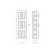 ATRA WHITE BOILER BOARD/SWITCH LABEO 4233