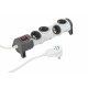 ATRA MULTI-SOCKET SPLITTER MOVABLE  4 SOCKETS 3M CABLE 7154