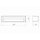 ATRA LED PLAFONIERA EXTERIOR ALB 8615
