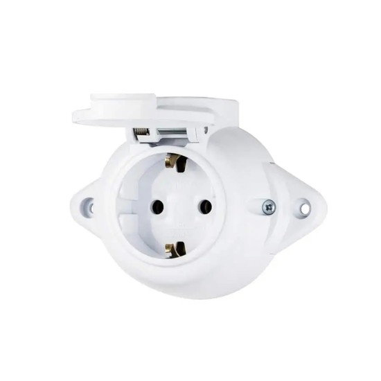 ATRA RETRO  WHITE SINGLE SOCKET IP44