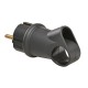 ATRA PLUG ANGLE BLACK RUBBER WITH HANDLE 1327