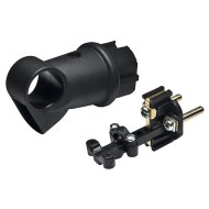 ATRA PLUG ANGLE BLACK RUBBER WITH HANDLE 1327
