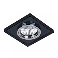 NIKOM DOWNLIGHT SQUARE GLASS NG 01 BLACK