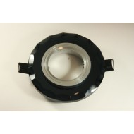 NIKOM DOWNLIGHT CIRCLE GLASS NG0716 BLACK
