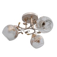 NIKOM CANDELABRU GOLDEN WHITE NG 2187-3