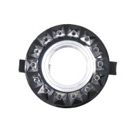 NIKOM DOWNLIGHT CIRCLE GLASS NG3013 BLACK CRYSTALS