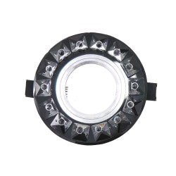 NIKOM SPOT RUNDA NG3013 12V 50W STICLA NEGRU CRISTALE