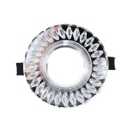NIKOM DOWNLIGHT ROUND GLASS NG3019 WHITE CRYSTALS