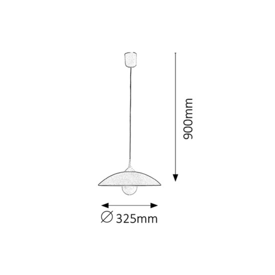 RABALUX PENDUL CUPOLA RANGE 4613