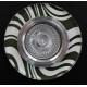 NIKOM DOWNLIGHT ZEBRA CIRCLE GLASS NG5939 WHITE BLACK