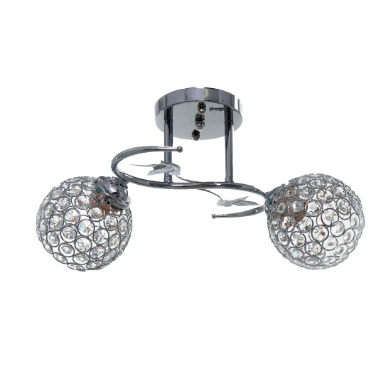 NIKOM CHANDELIER CRYSTALS NG 6333-2 CHROME