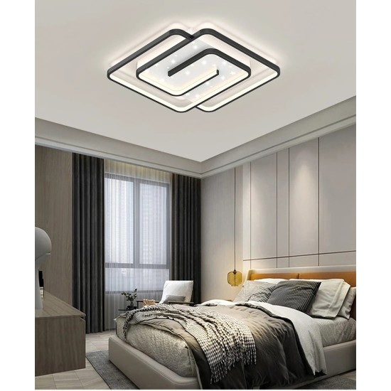 NIKOM LED ПЛАФОНИЕРА STELLE КВАДРАТ 100W 6000LM MD7332-50