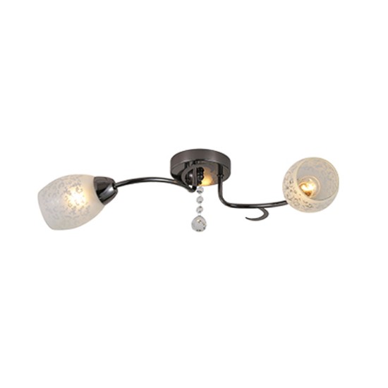 NIKOM CHANDELIER GRAPHITE PEARL NG74566-2