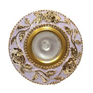 NIKOM DOWNLIGHT VINTAGE CIRCLE GYPSUM NG9033 WHITE GOLD