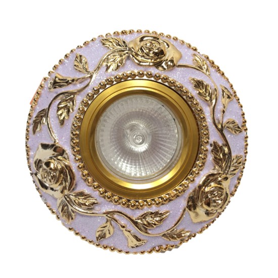 NIKOM DOWNLIGHT VINTAGE CIRCLE GYPSUM NG9033 WHITE GOLD