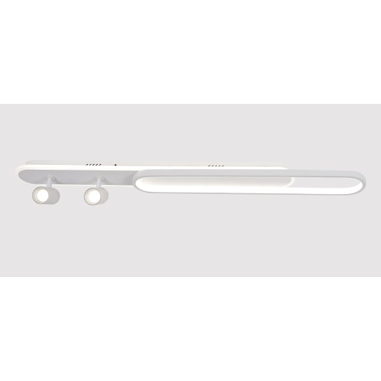 NIKOM LED CEILING LIGHT WHITE LINE 86W 7000LM MB5368W-100L