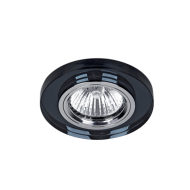 NIKOM DOWNLIGHT CIRCLE SLIM GLASS NG02 BLACK