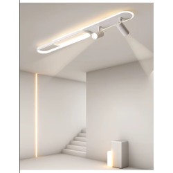 NIKOM LED CEILING LIGHT WHITE LINE 86W 7000LM MB5368W-100L