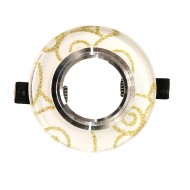 NIKOM DOWNLIGHT CIRCLE GLASS NG5476 WHITE GOLD