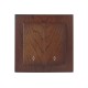 NILSON TOURAN DOUBLE 2WAY SWITCH WALNUT 10A 24271009