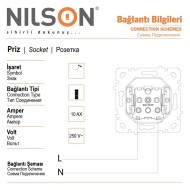 NILSON TOURAN КОНТАКТ ШУКО ОРЕХ 16A 24271017