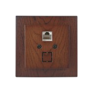 NILSON TOURAN РОЗЕТКА ИНТЕРНЕТ CAT5e RJ45 ОРЕХ 24271044