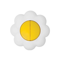 ÎNTRERUPĂTOR CU DOUĂ CIRCUITE METALKA MAJUR HAPPY 10A FLOARE 16.32.004