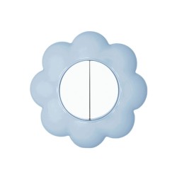 ÎNTRERUPĂTOR CU DOUĂ CIRCUITE METALKA MAJUR HAPPY 10A FLOARE 16.36.004