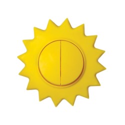 ÎNTRERUPĂTOR CU DOUĂ CIRCUITE METALKA MAJUR HAPPY 10A SOARE 16.61.004